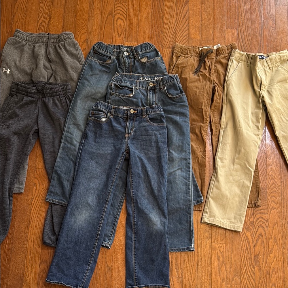 Gray and Blue Jeans Collection